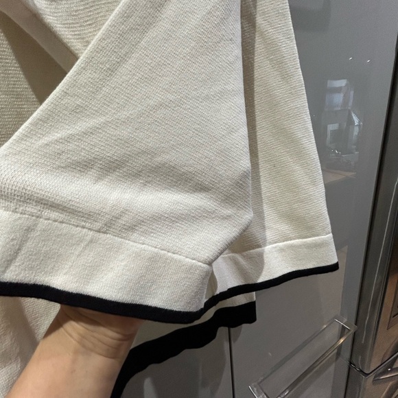 Zara Knit Cream Wide Leg Pants - Picture 4 of 10
